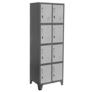 Locker L200-4 metálico 2 cuerpos 4 puertas