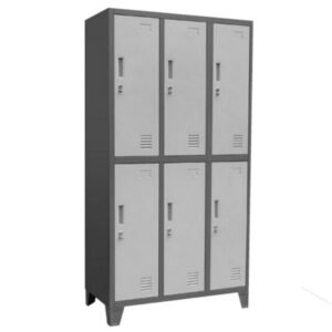 Locker L300-2 metálico 3 cuerpos 2 puertas