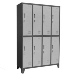 Locker L400-2 metálico 4 cuerpos 2 puertas