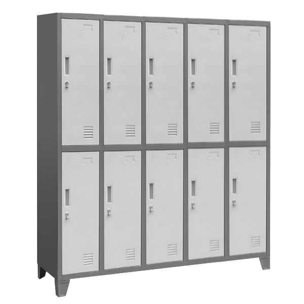 Locker L500-2 metálico 5 cuerpos 2 puertas